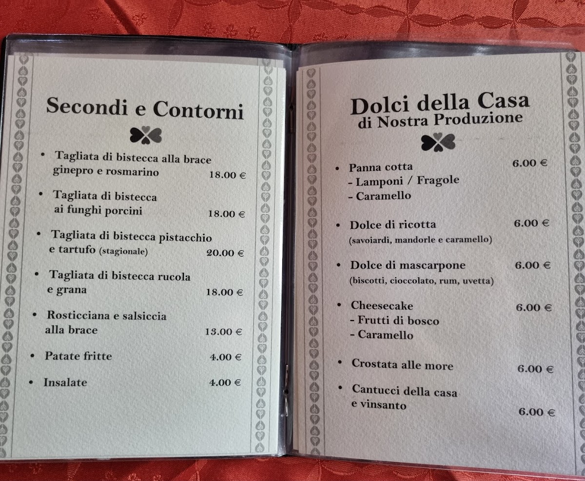Podere Il Sassone Photo Menu 1