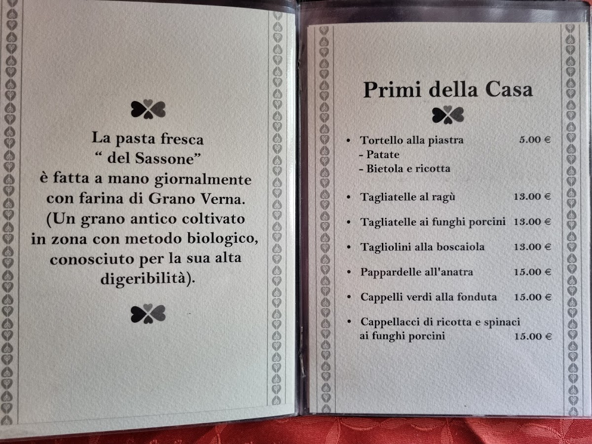 Podere Il Sassone Photo Menu 2