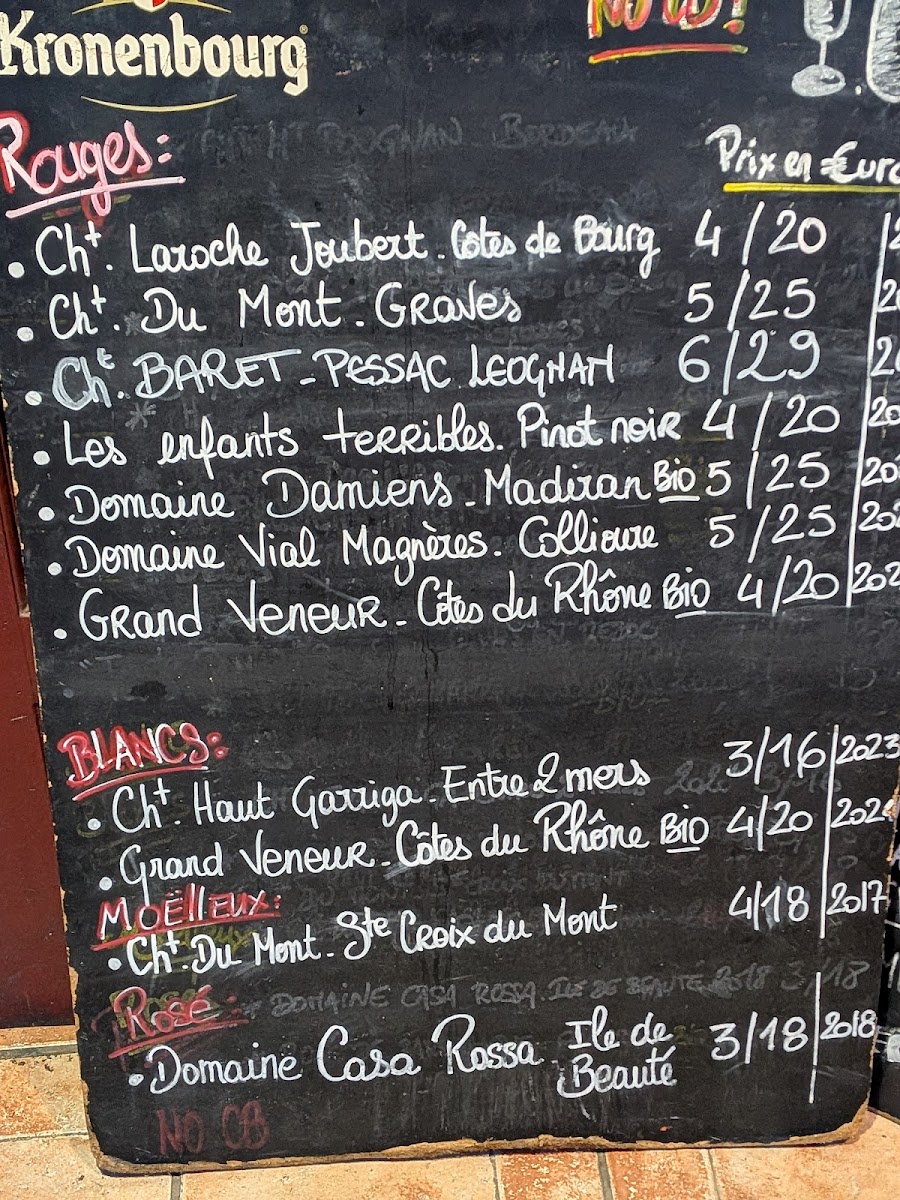 La Tanière Photo Menu 4