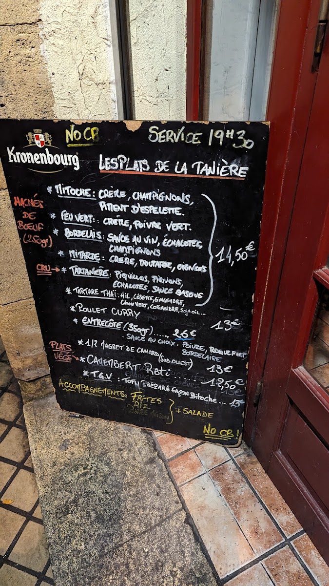 La Tanière Photo Menu 7