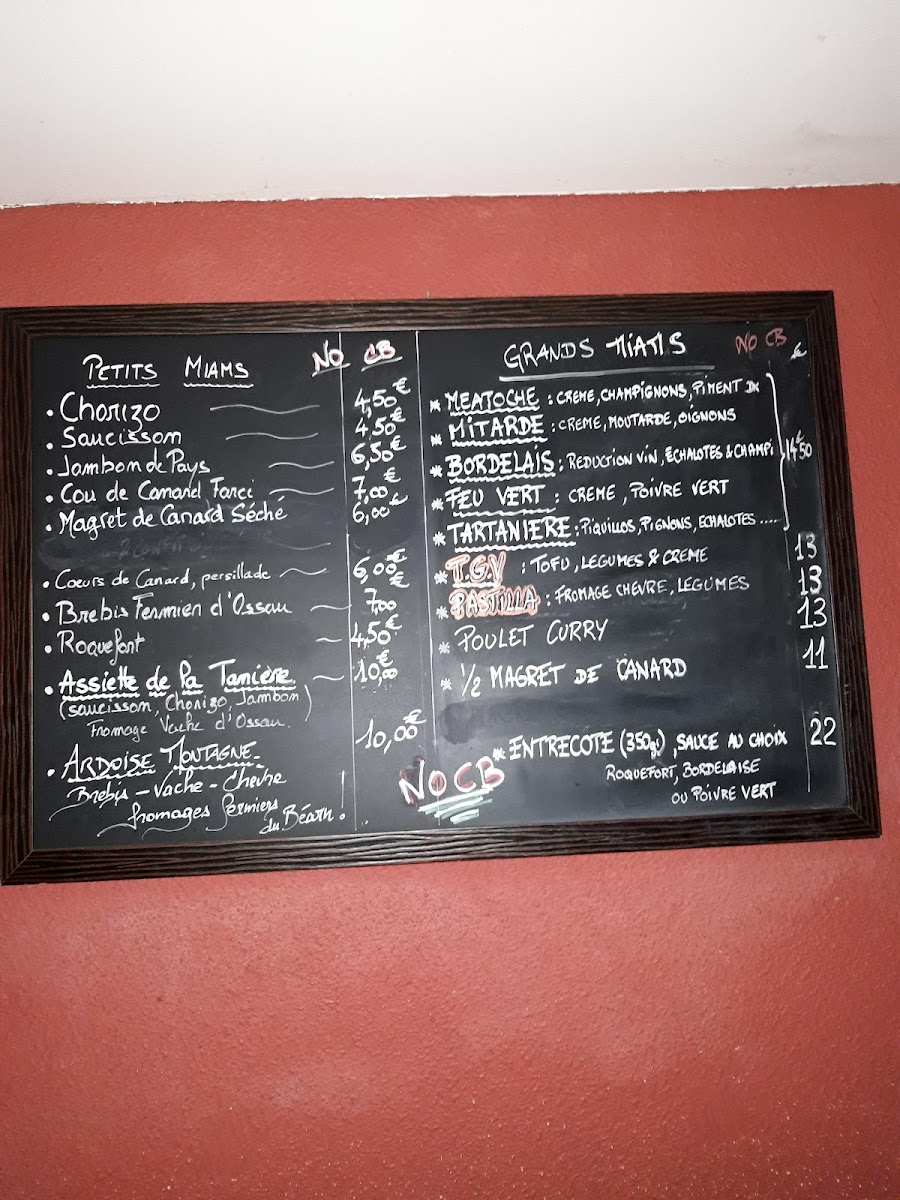 La Tanière Photo Menu 9