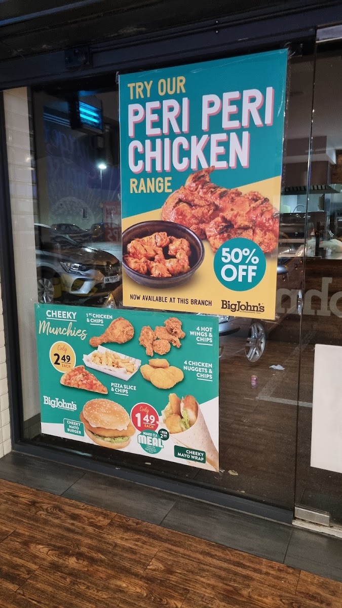 Big John's Kings Heath Photo Menu 2