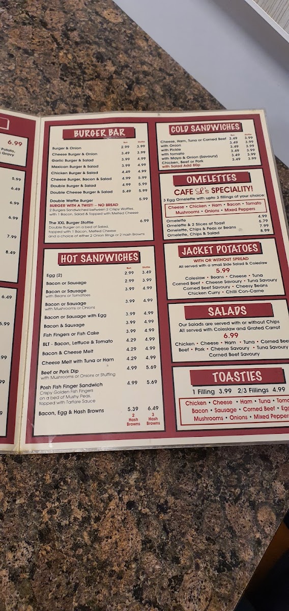 Cafe L Photo Menu 6