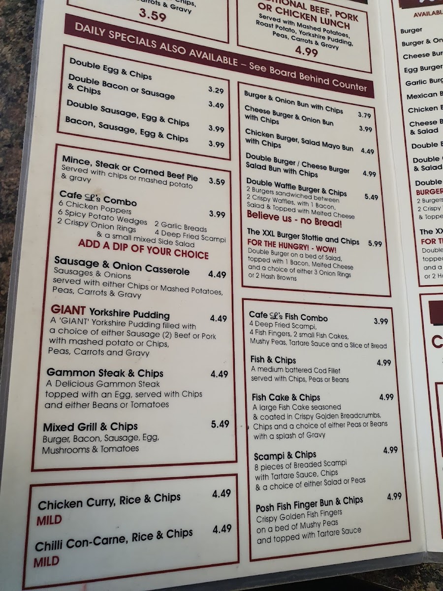 Cafe L Photo Menu 7