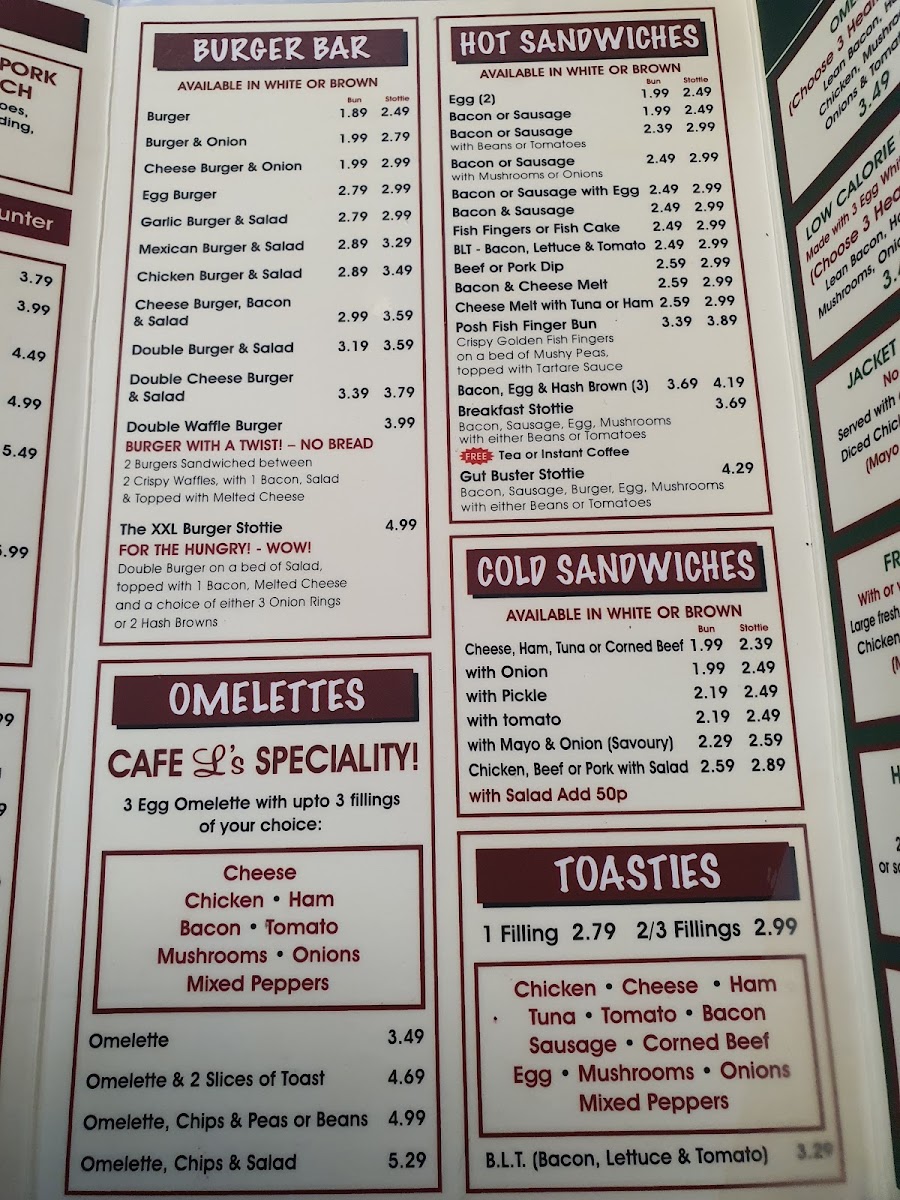 Cafe L Photo Menu 9