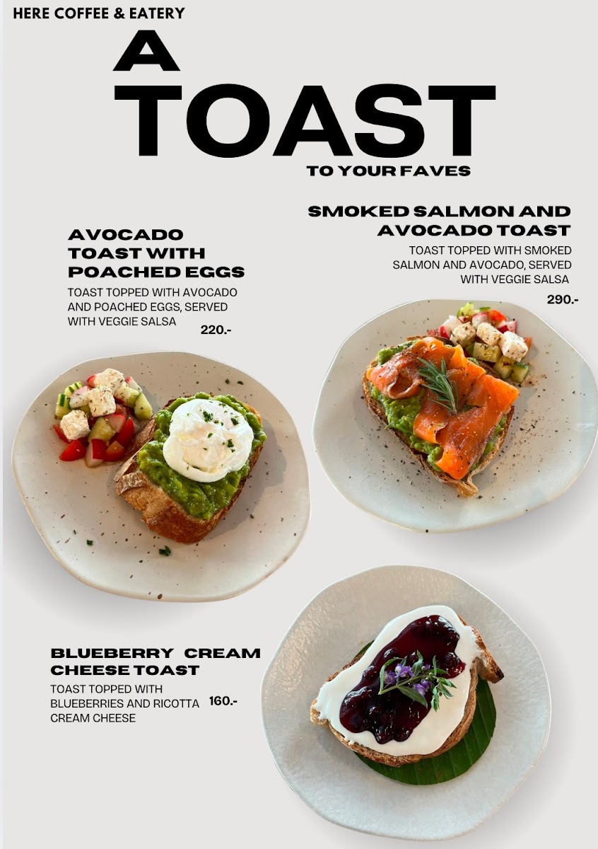 HERE COFFEE AND EATERY Photo Menu 5