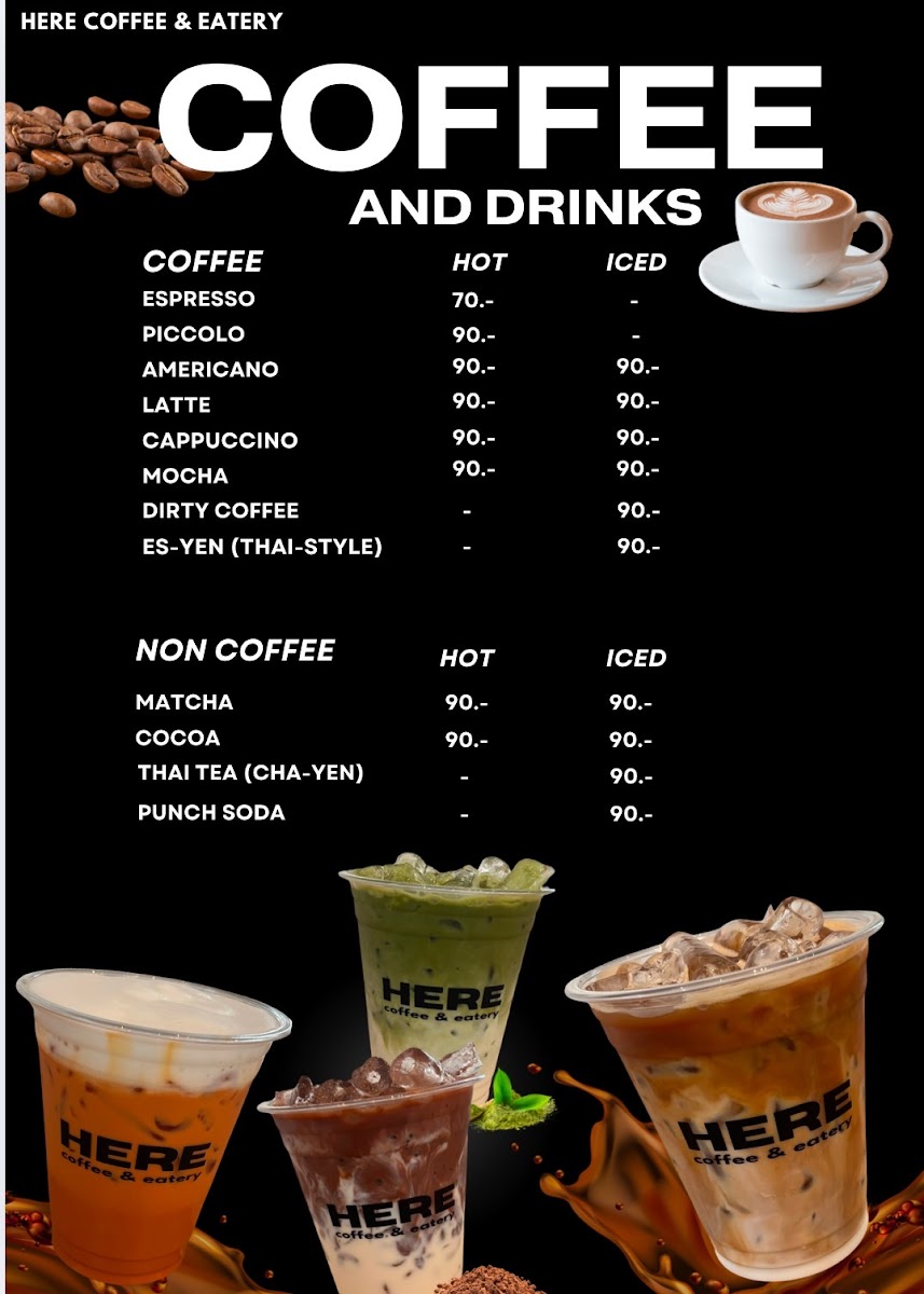 HERE COFFEE AND EATERY Photo Menu 7