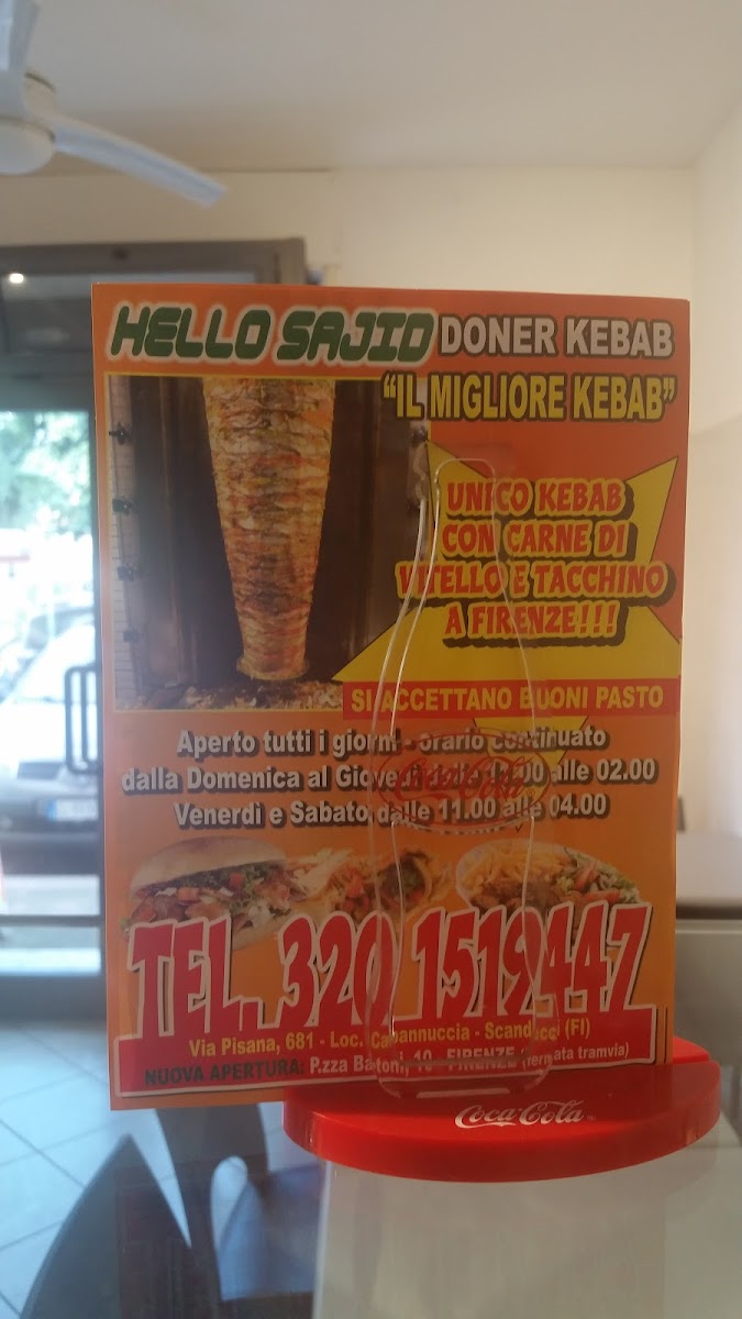Hello Sajid pizzeria kebab Photo Menu 5
