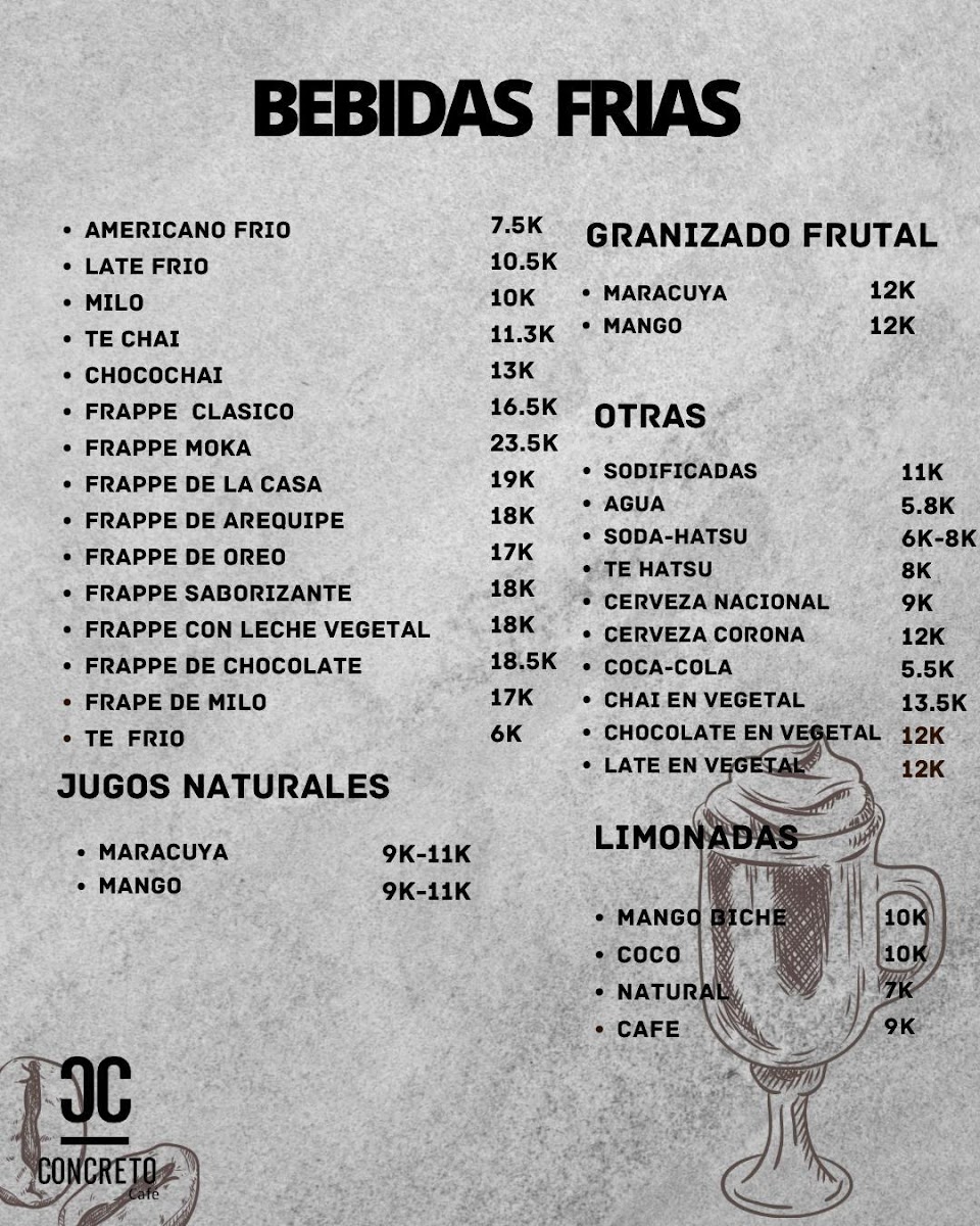 Concreto Café - Tienda de café Photo Menu 2