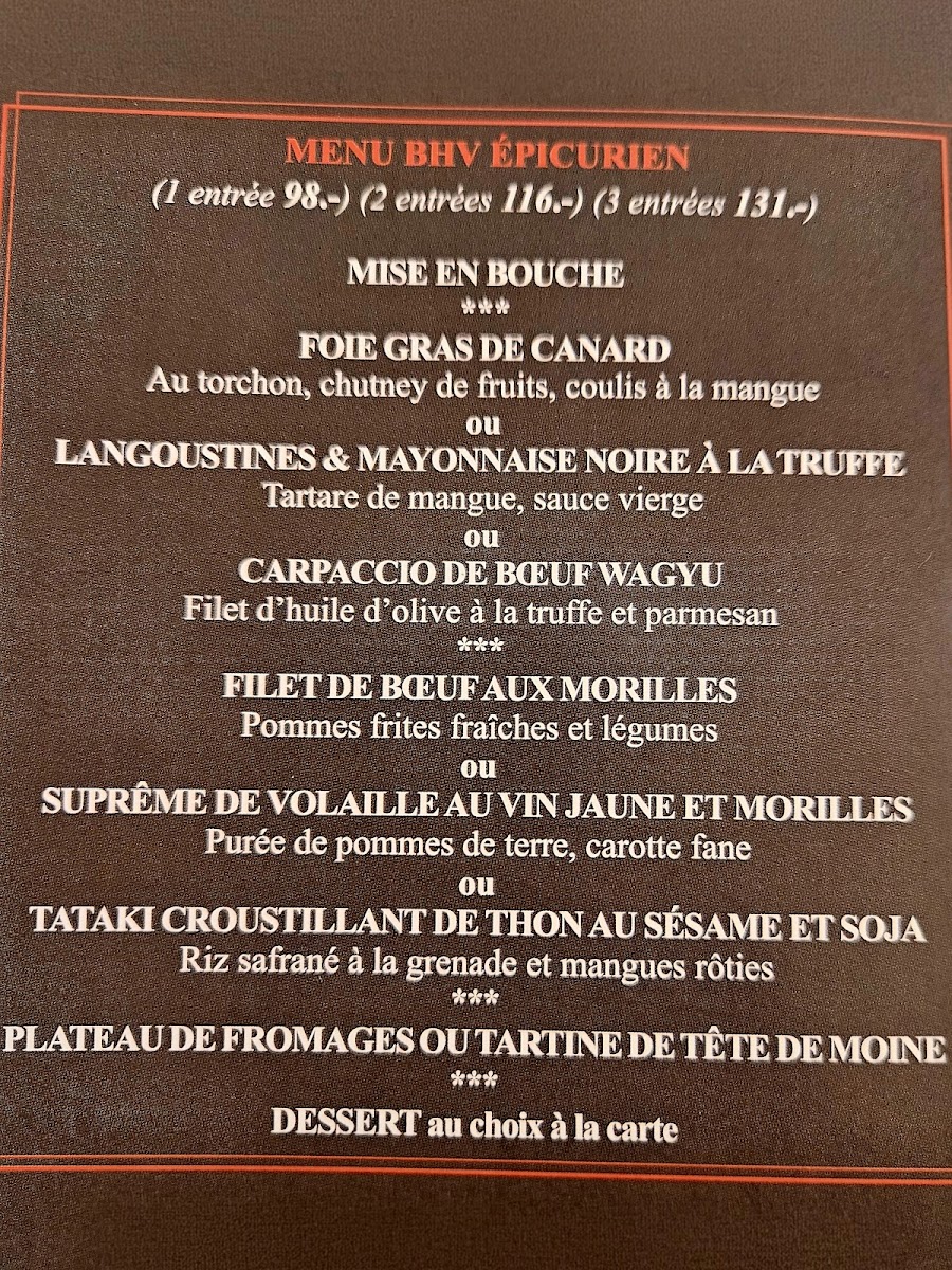 Hotel de ville Photo Menu 1