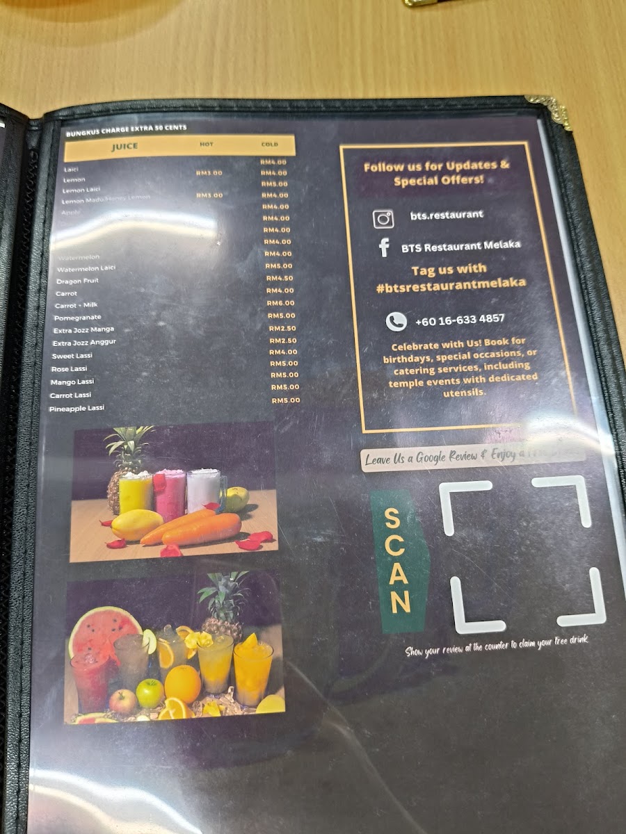 BTS Restaurant Melaka Photo Menu 6