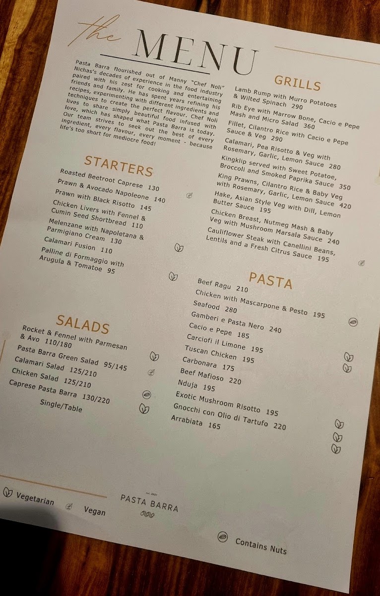 Pasta Barra Brooklyn Photo Menu 3