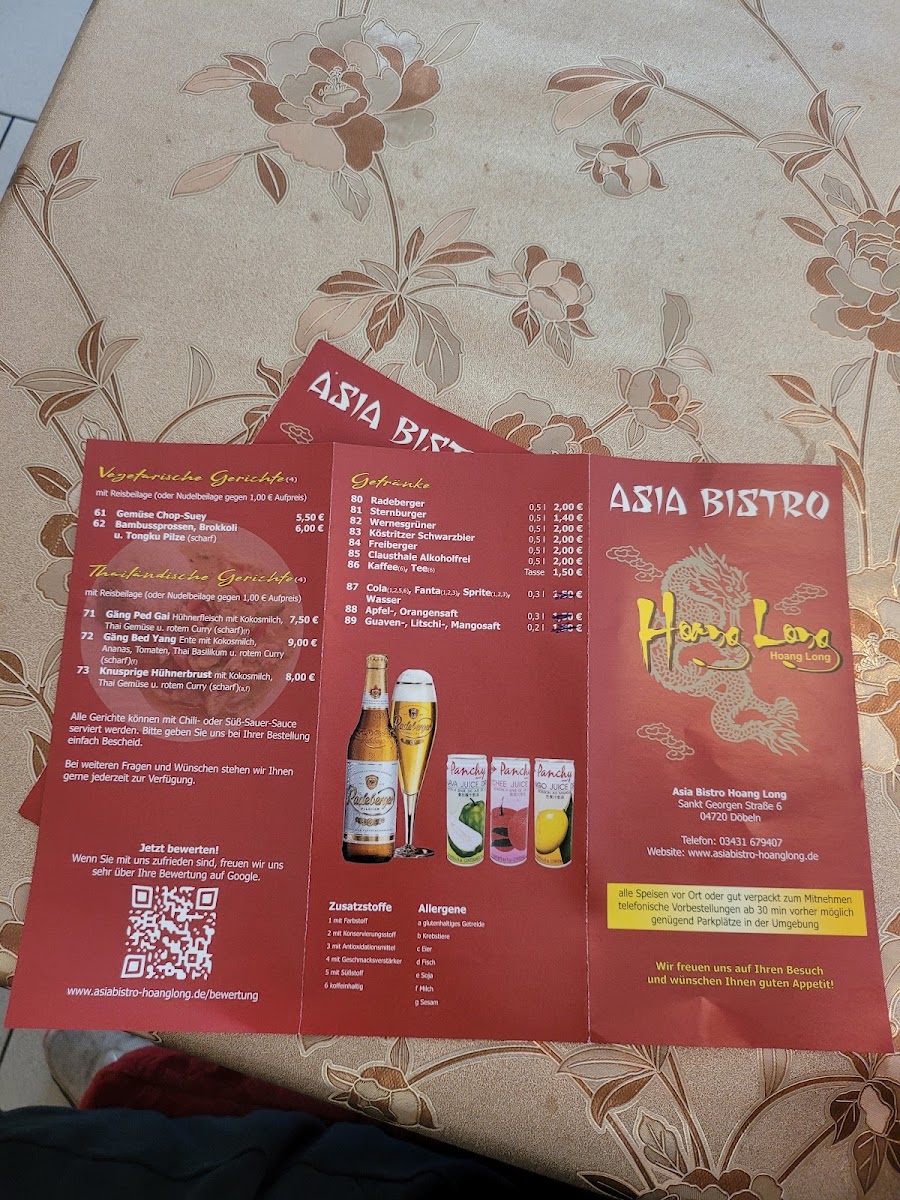 Asia Bistro Hoang Long Photo Menu 4