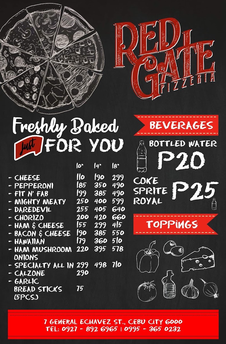 RedGate Pizzeria Photo Menu 5