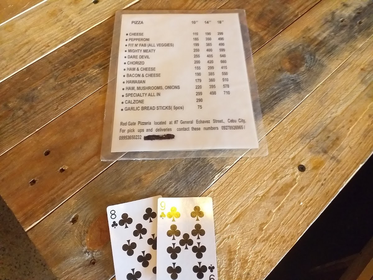 RedGate Pizzeria Photo Menu 8