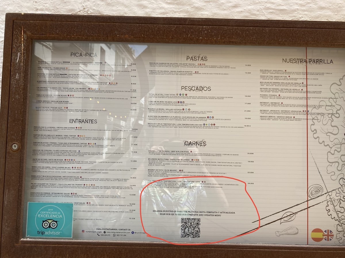 NUM3RIC | Restaurante en Sitges Photo Menu 3
