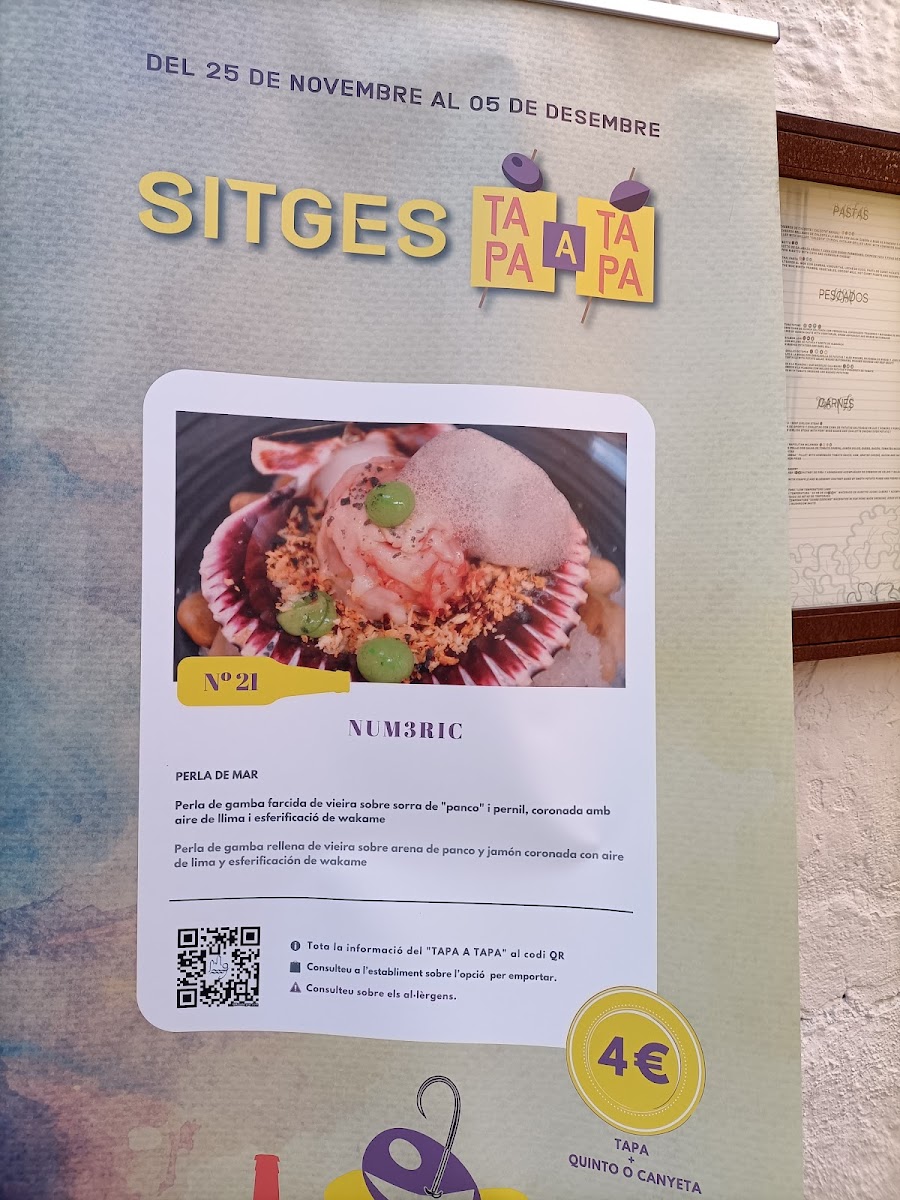 NUM3RIC | Restaurante en Sitges Photo Menu 4