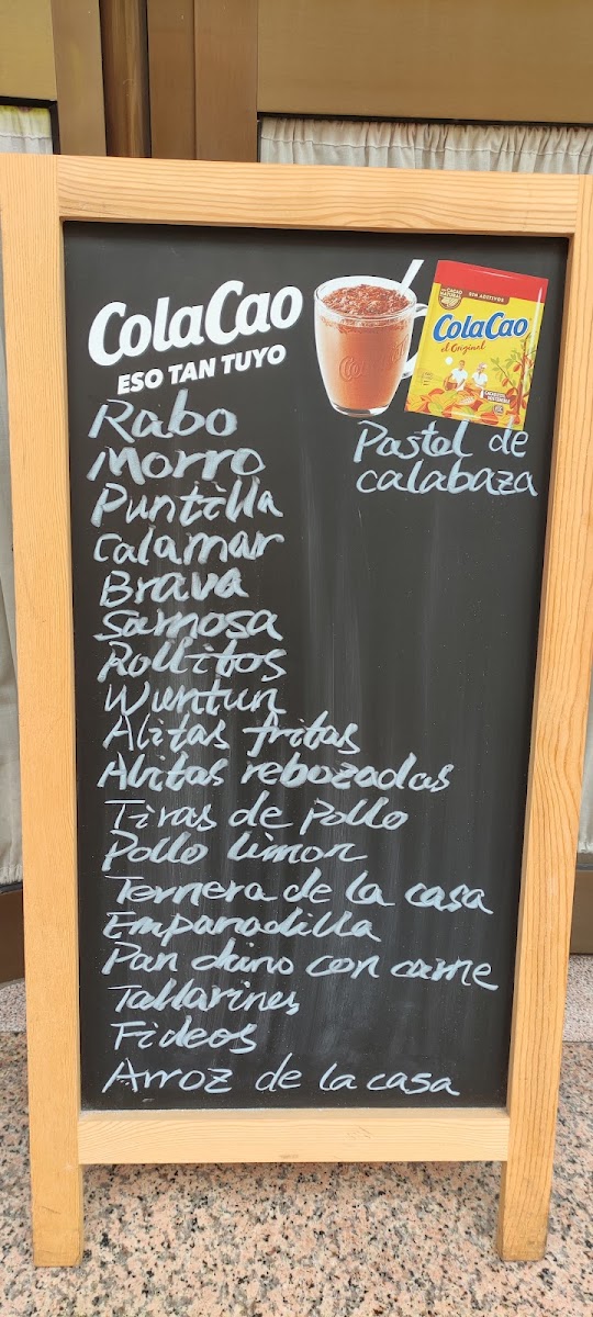 Cafeteria El Rincón Del Ventano Photo Menu 2