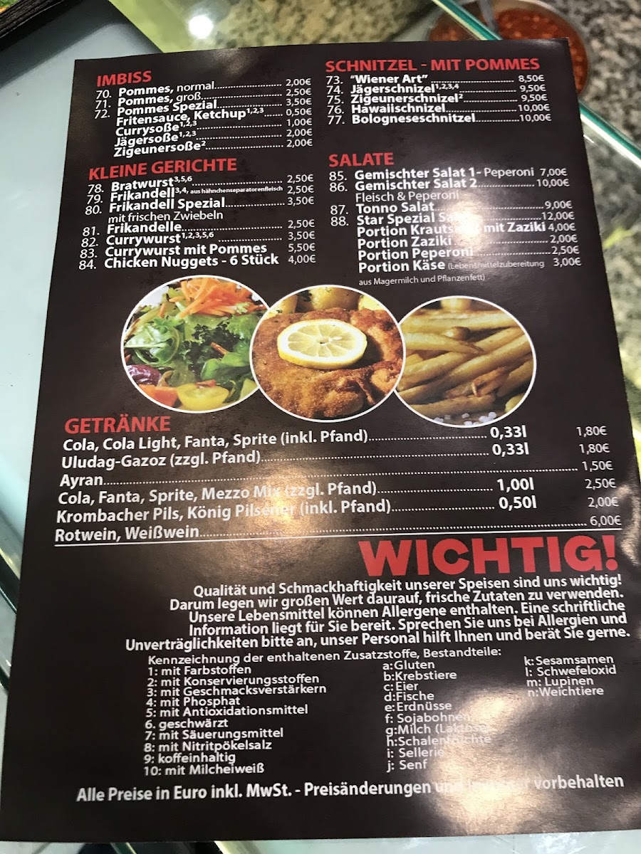 Star Döner - Pizzeria und Imbiss Photo Menu 3