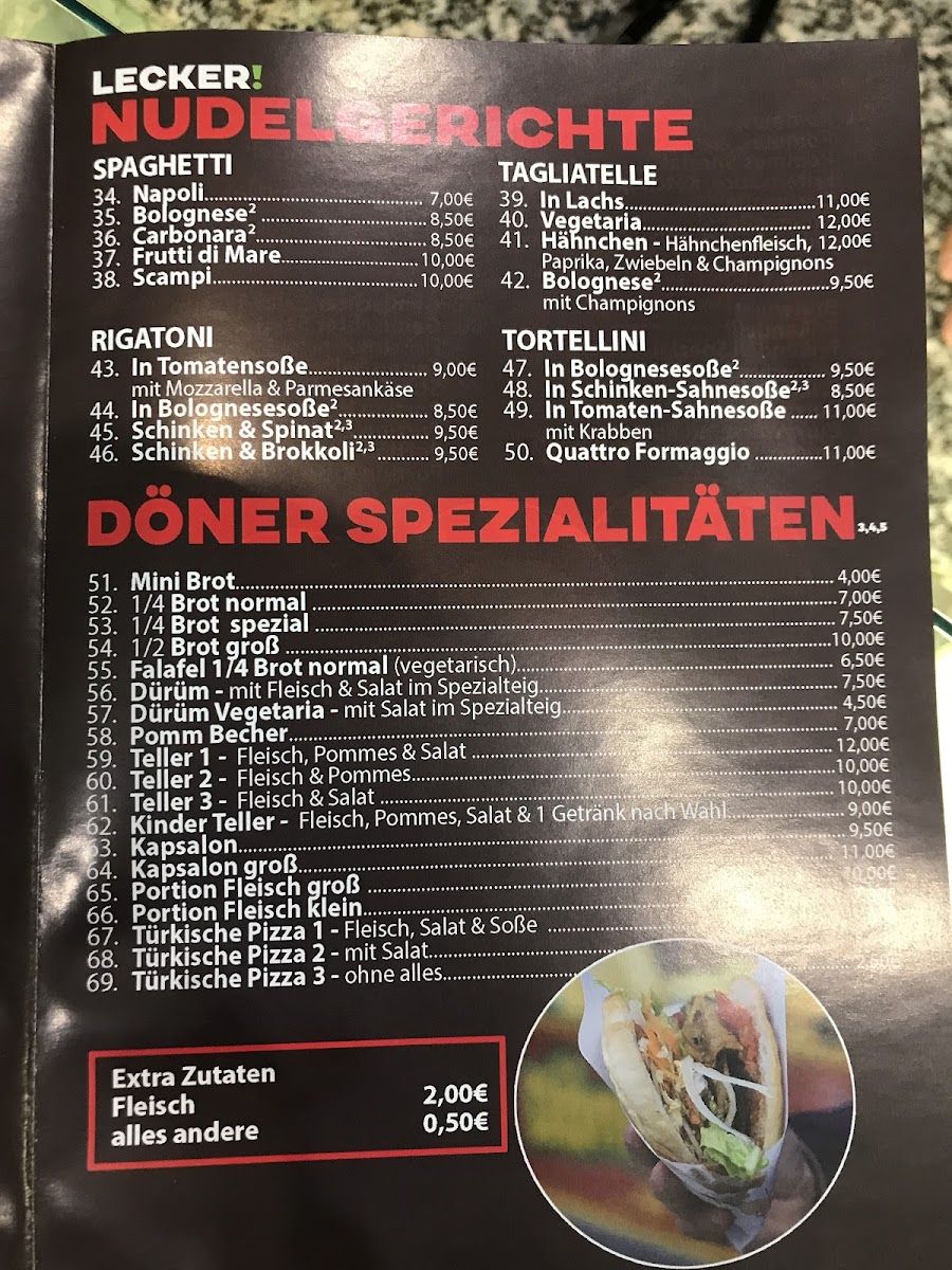 Star Döner - Pizzeria und Imbiss Photo Menu 4