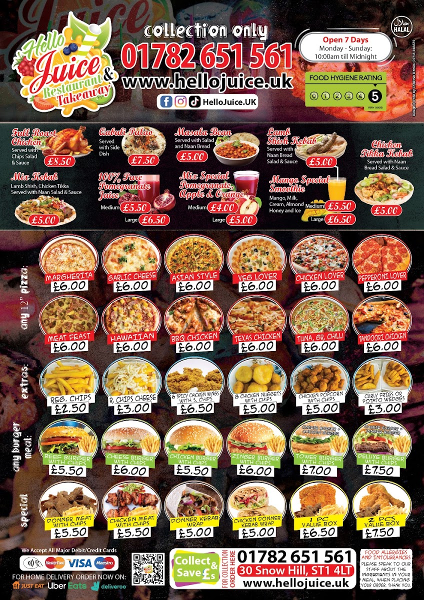 Hello Juice Restaurant Photo Menu 1