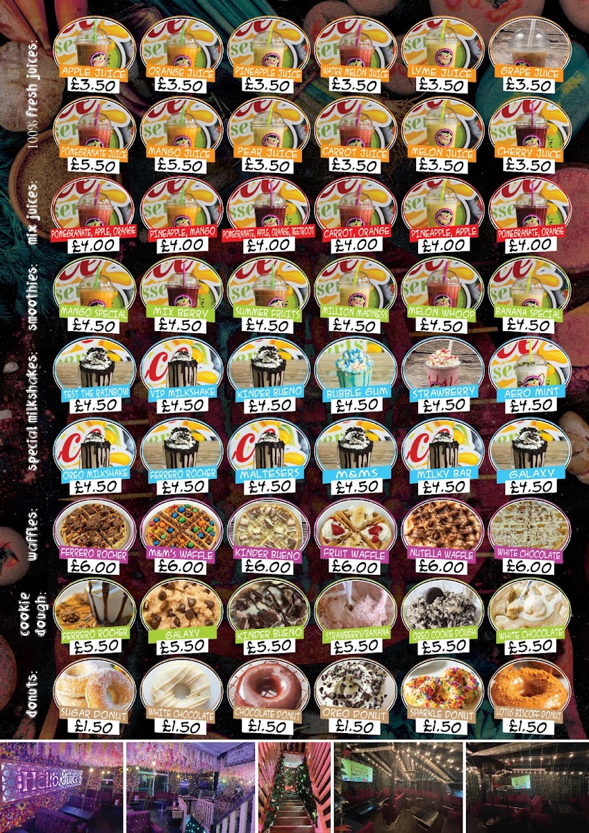 Hello Juice Restaurant Photo Menu 2