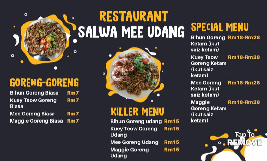 Salwa Mee Udang Photo Menu 4