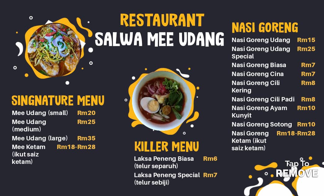 Salwa Mee Udang Photo Menu 6