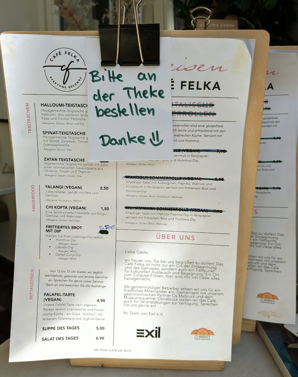 Café Felka Photo Menu 2