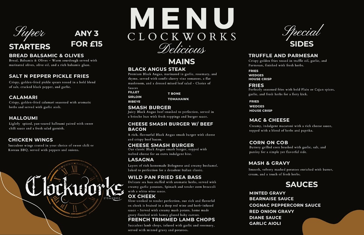 Clockworks Photo Menu 1