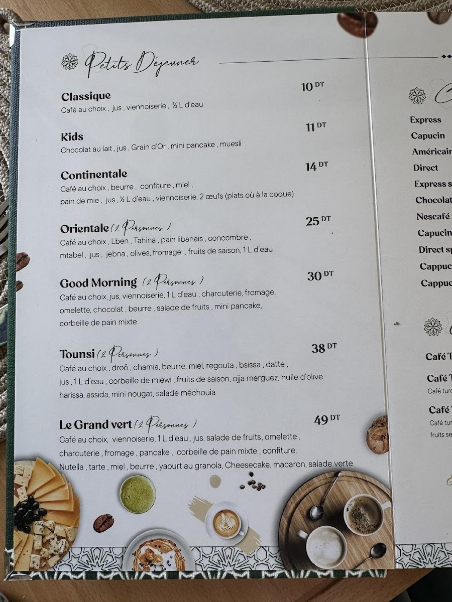 Le Grand Vert Premium Photo Menu 4