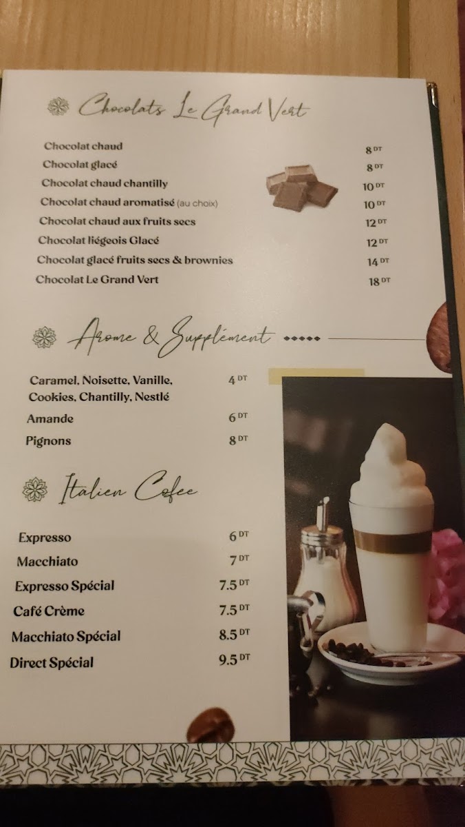 Le Grand Vert Premium Photo Menu 7