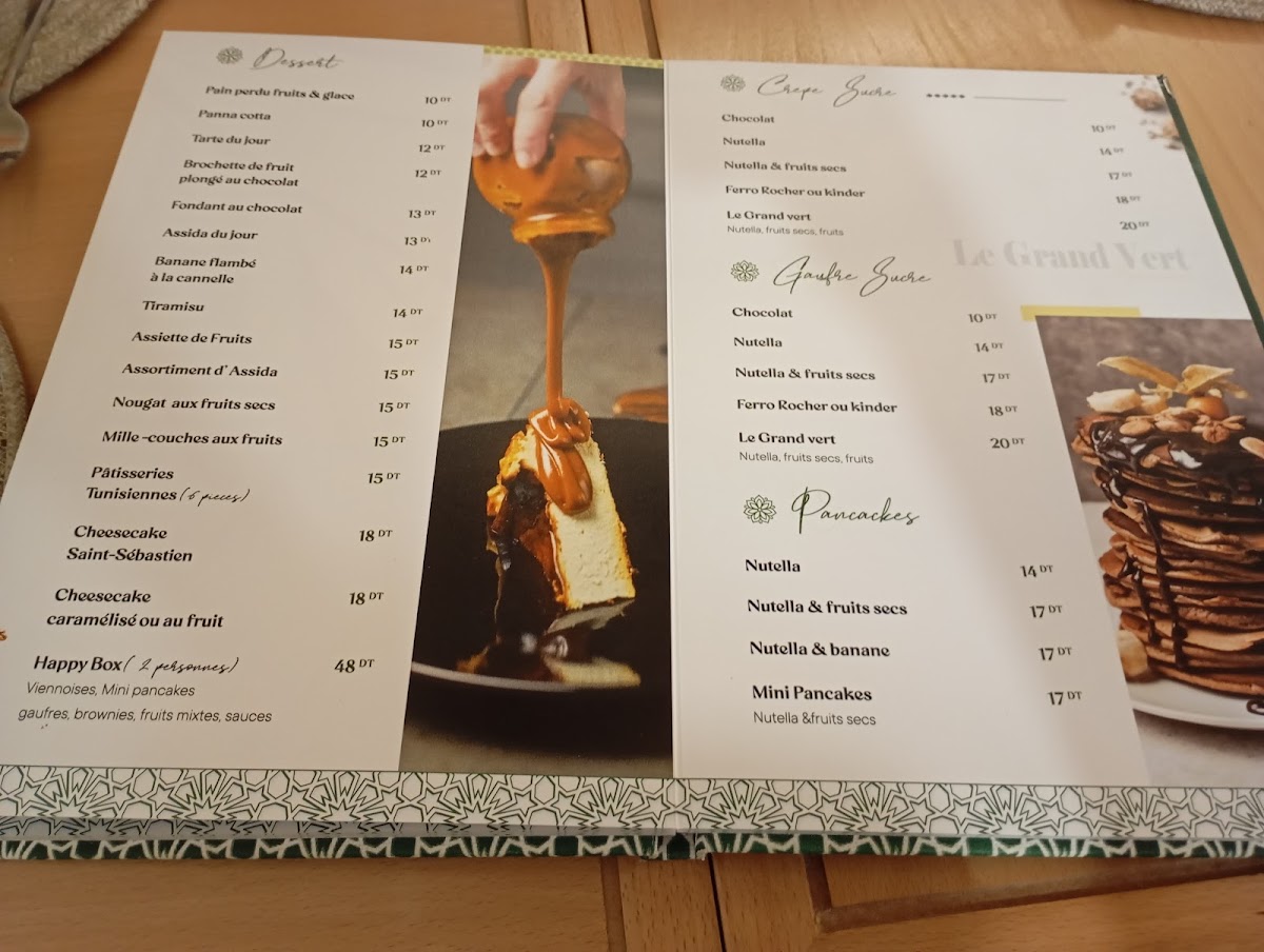 Le Grand Vert Premium Photo Menu 8