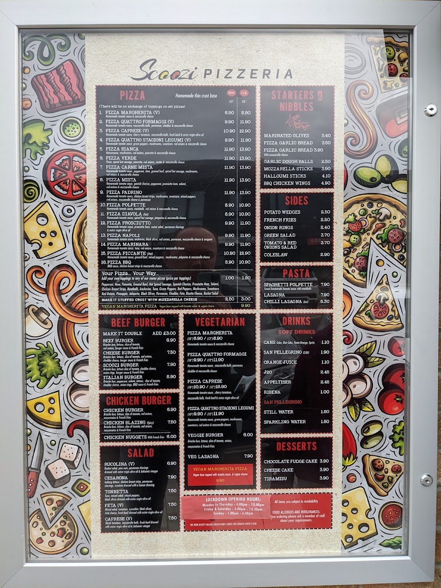 Cafe Pizzeria cotgrave Photo Menu 1