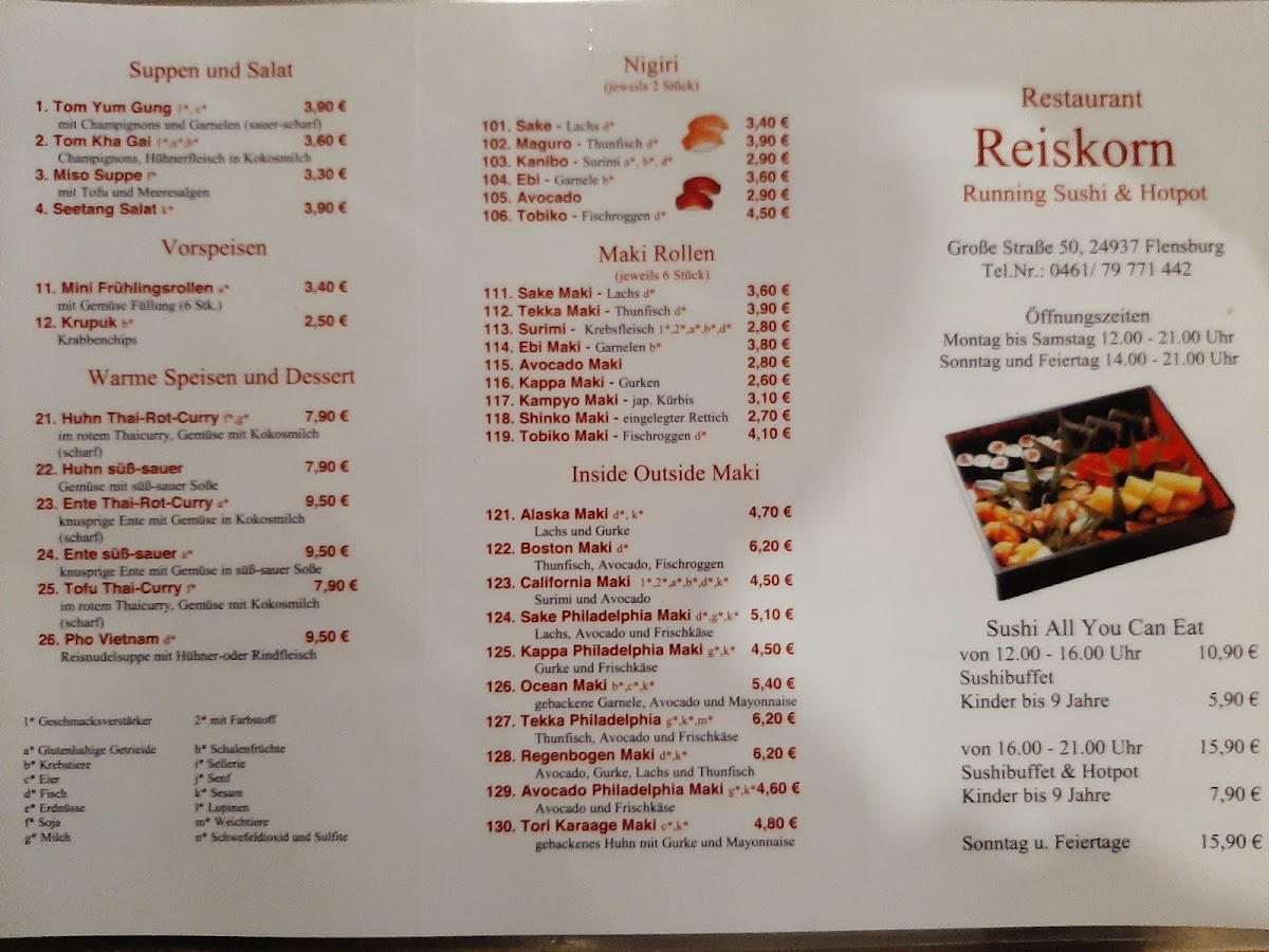 Restaurant Reiskorn Photo Menu 4