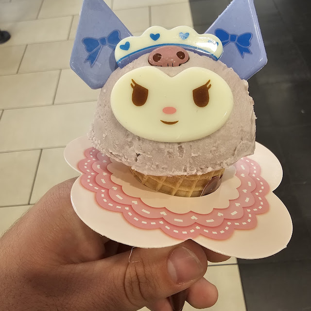 Ube Ice Cream Cone