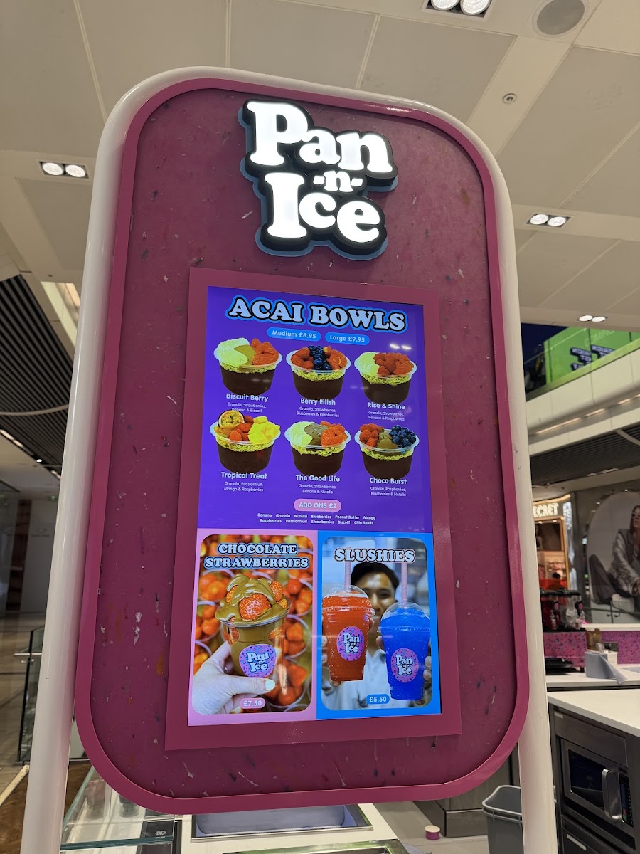 Pan-n-Ice Westfield Stratford Photo Menu 6