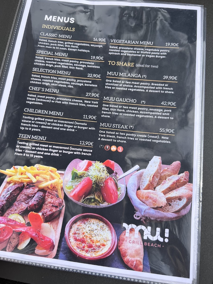 umoo Grill Beach Photo Menu 4