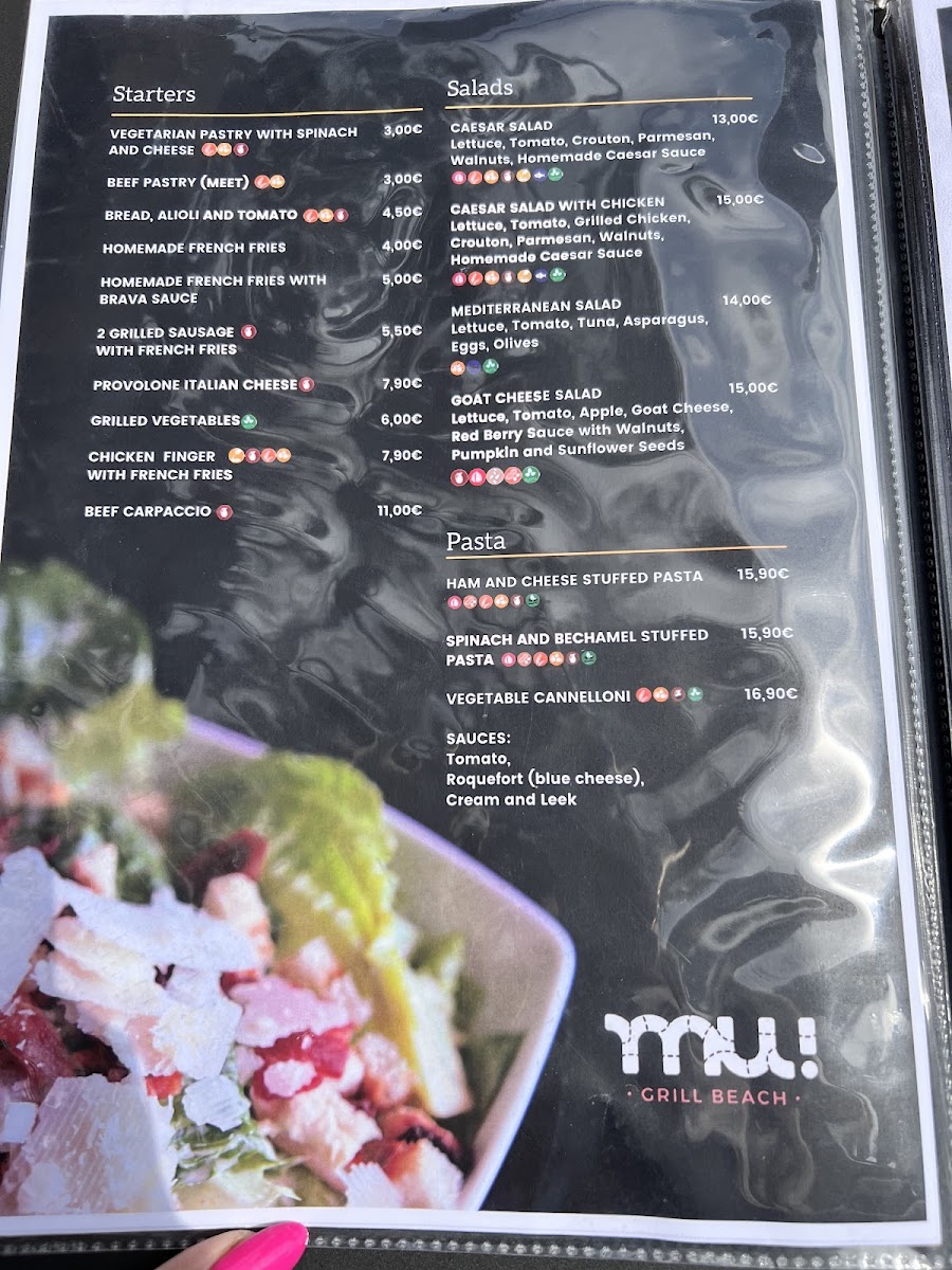 umoo Grill Beach Photo Menu 8