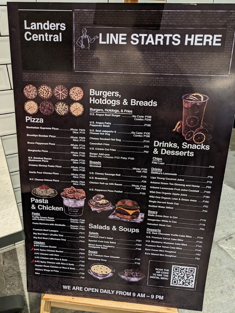 Landers Central Photo Menu 6
