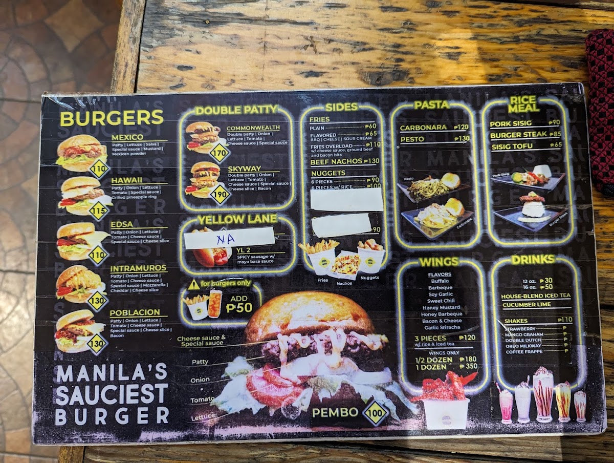 Kalsada Burger - Kapasigan Branch Photo Menu 4