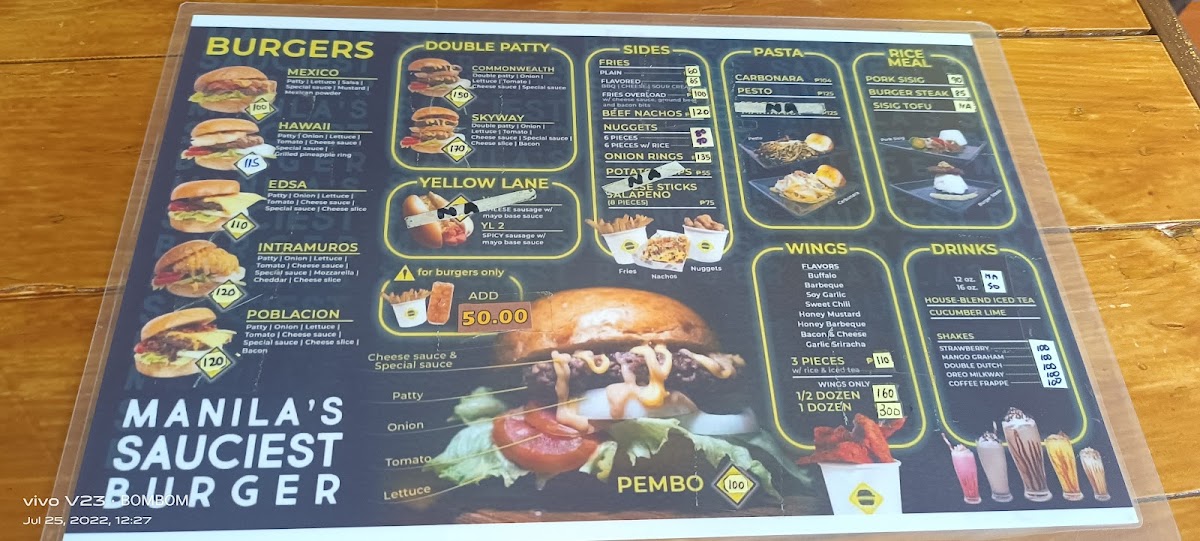 Kalsada Burger - Kapasigan Branch Photo Menu 6
