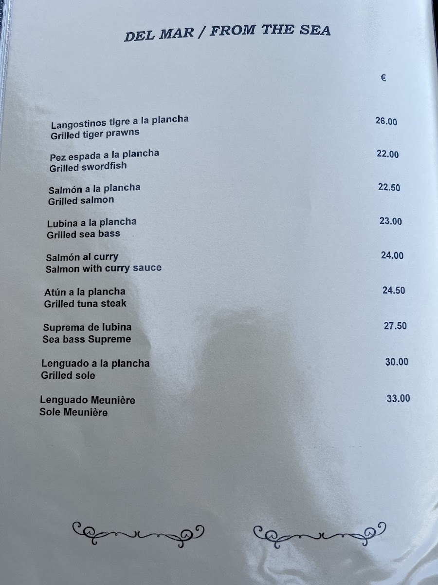 Oliver Twist Restaurant Photo Menu 10