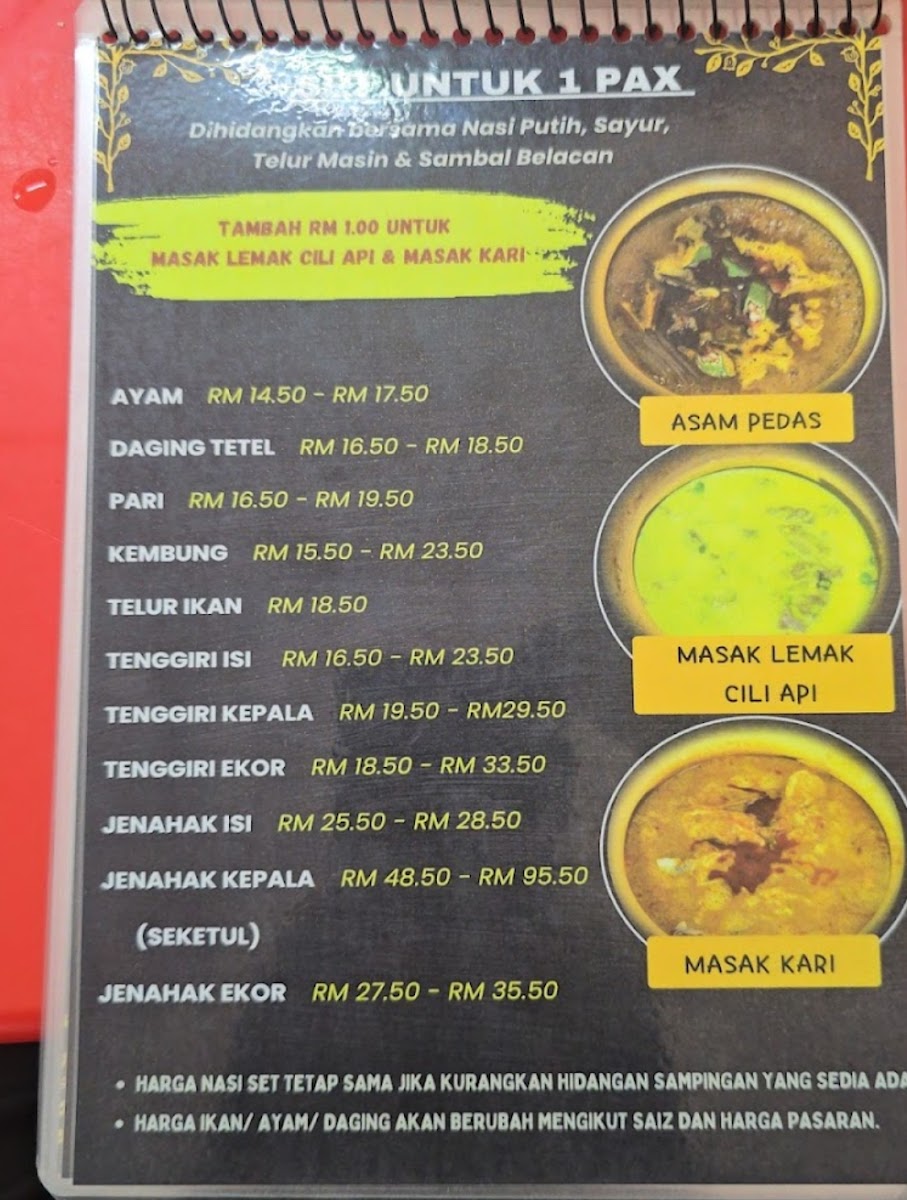 Asam Pedas Claypot Dahliea Ria Photo Menu 10