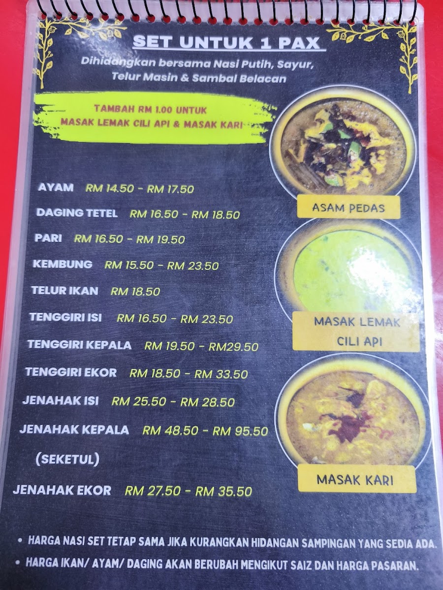 Asam Pedas Claypot Dahliea Ria Photo Menu 5
