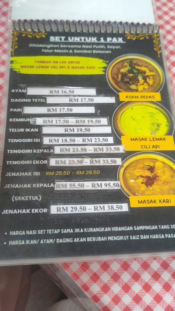 Asam Pedas Claypot Dahliea Ria Photo Menu 7