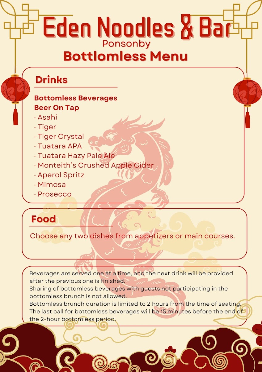 Eden Noodles Bar Ponsonby Photo Menu 5