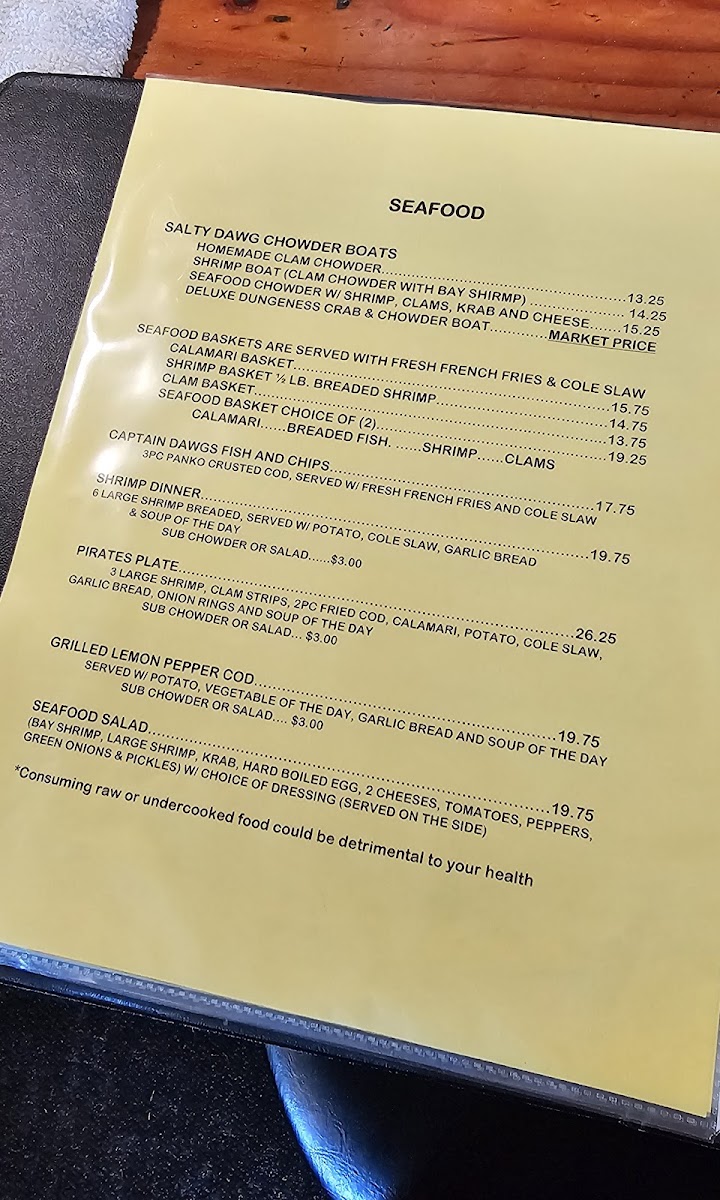 Salty Dawg Bar & Grill Photo Menu 10