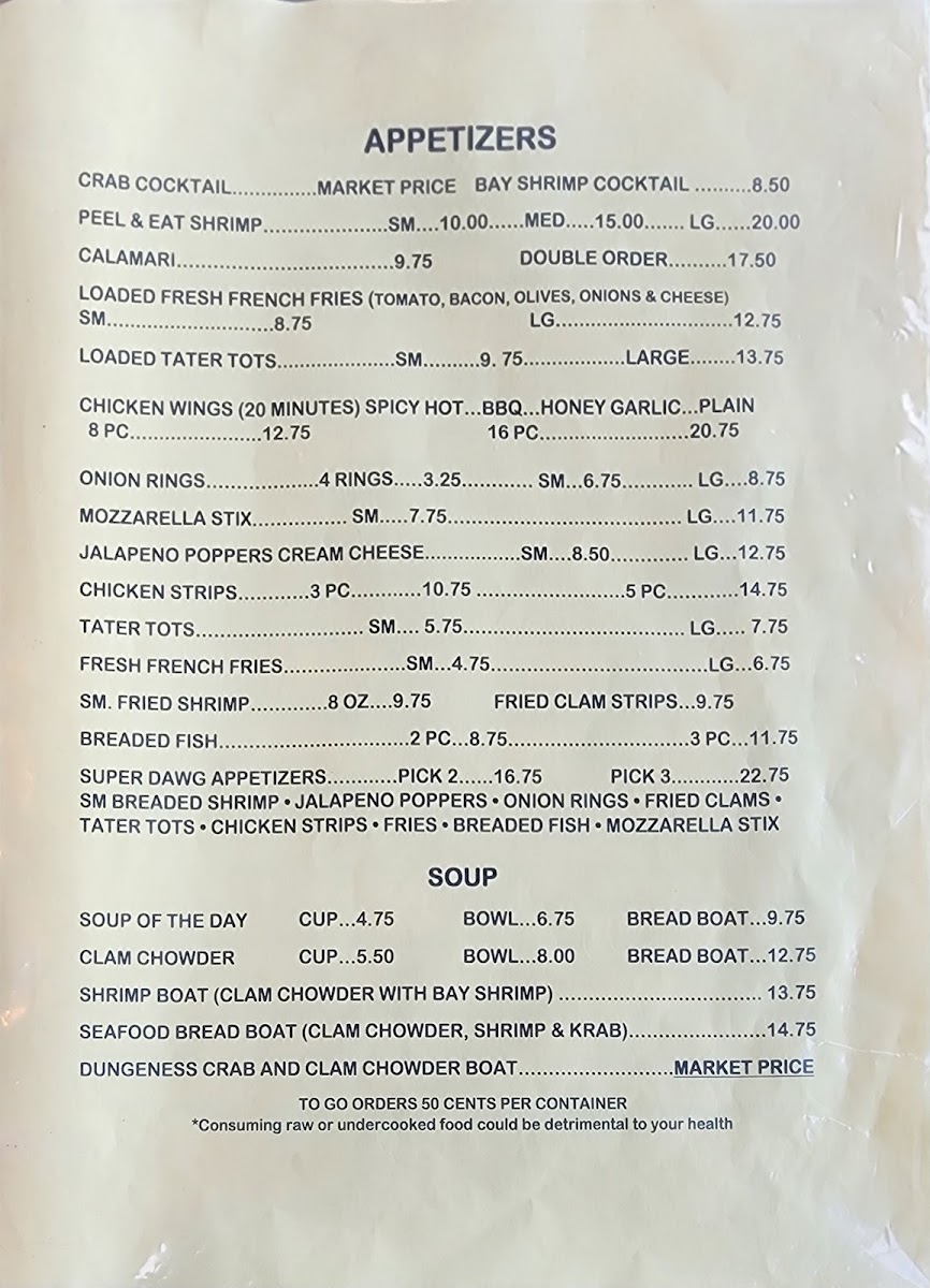 Salty Dawg Bar & Grill Photo Menu 4