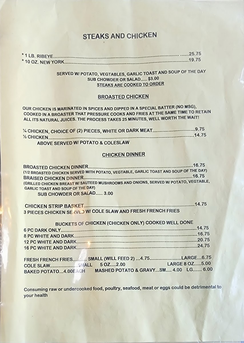 Salty Dawg Bar & Grill Photo Menu 8